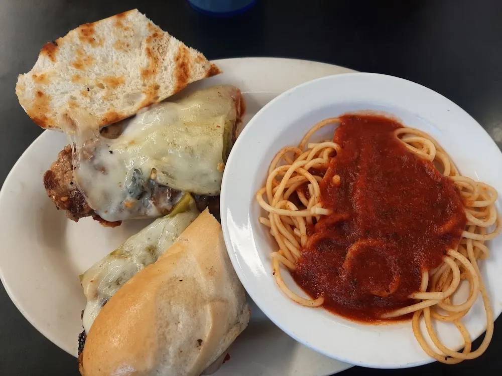 Sausage Sandwich with Anaheim Peppers